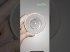 CaF2 球状ガラスレンズ 12.7mm UV 溶融シリカレンズ 負焦点長